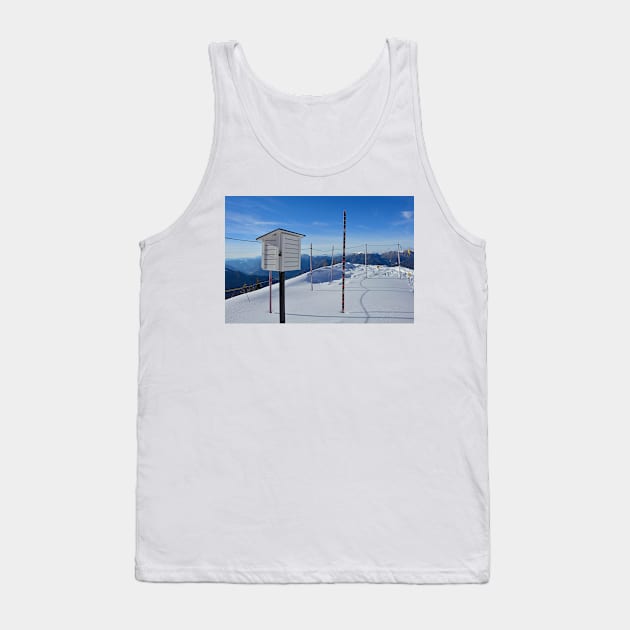 Weather Station on Monte Lussari Tank Top by jojobob